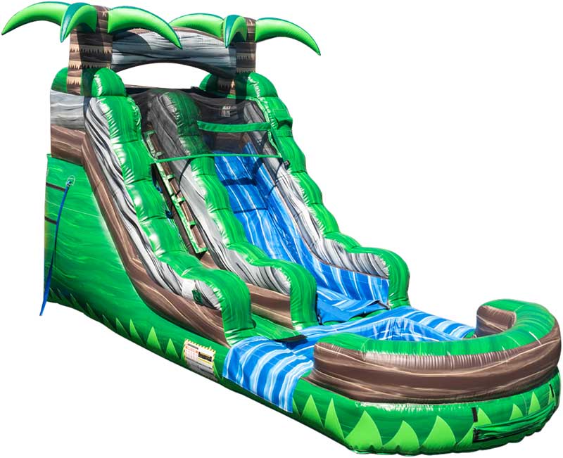 15' Congo Rainforest Water Slide with Pool  Image