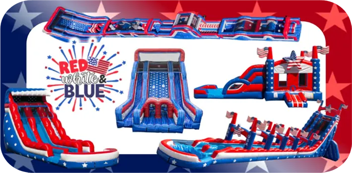 Inflatable Patriot Water Slide Rentals
