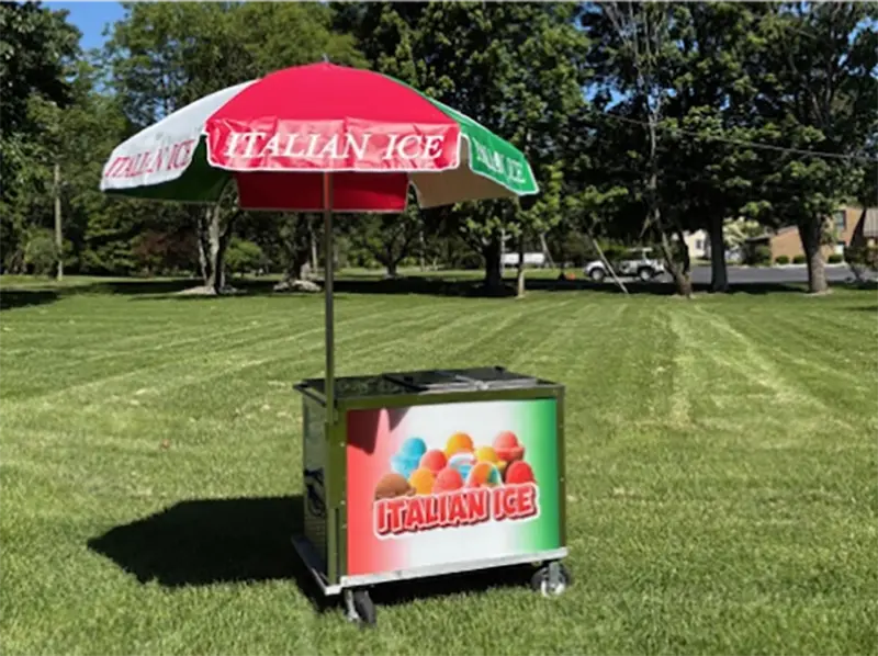 Italian Ice Cart Image