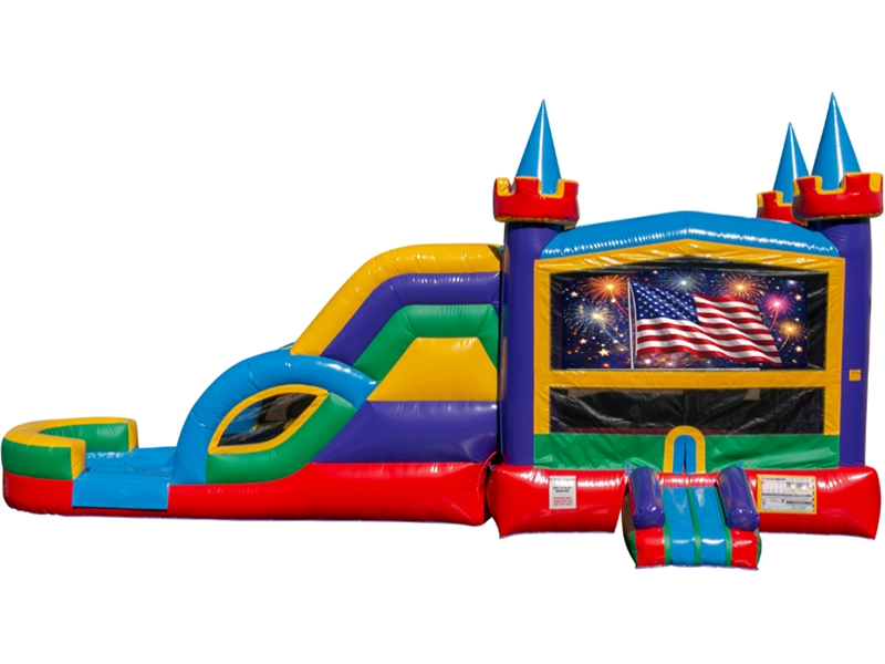 Mega Castle Wet/Dry Combo with USA Panel Image