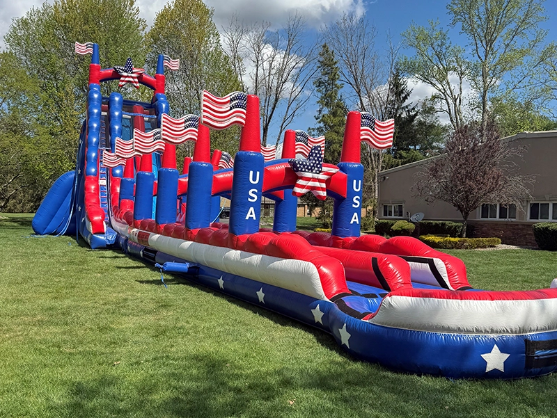32' Patriot Plunge Double Lane Slip and Slide Combo Image