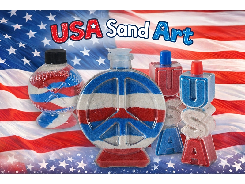 USA Sand Art Image