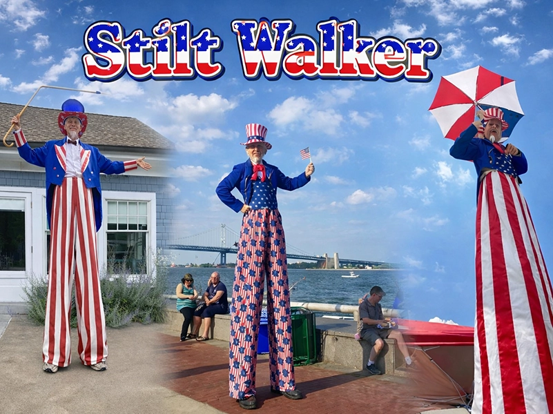 Uncle Sam Stilt Walker Image