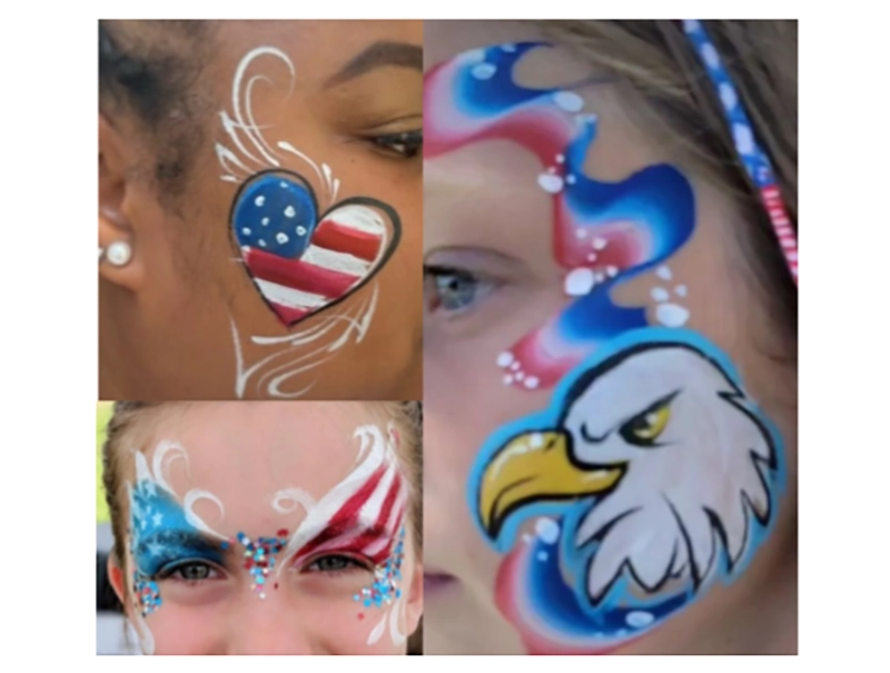 USA Face Painting Image